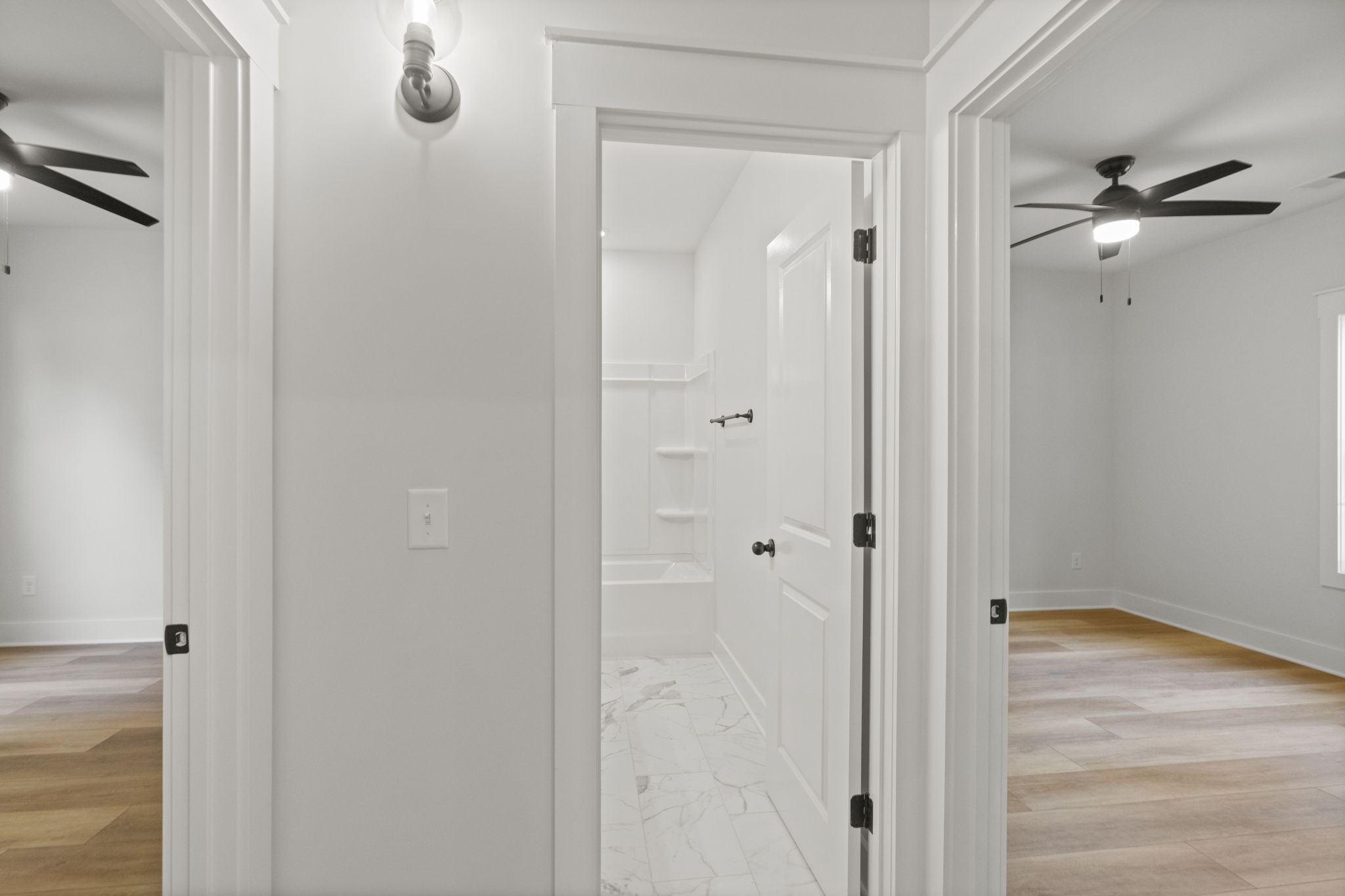204 Point Road Portland, TN 37148 - Photo 18 of 51 a view of a hallway with a wooden door