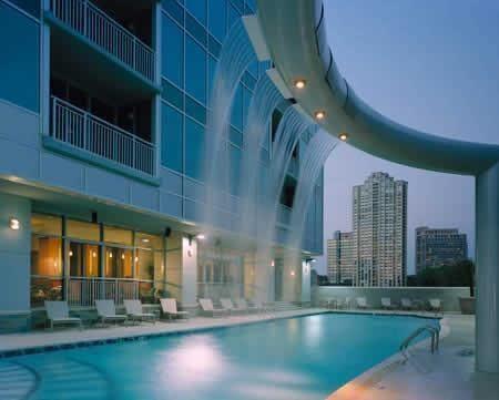 3338 Peachtree Road Northeast, Unit 3302 Atlanta, GA 30326 - Photo 21 of 42 a view of a water fountain in the balcony