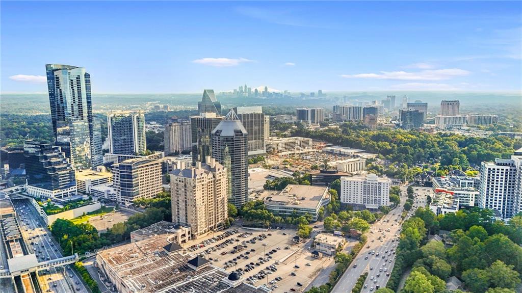 3338 Peachtree Road Northeast, Unit 3302 Atlanta, GA 30326 - Photo 38 of 42 a view of a city with tall buildings