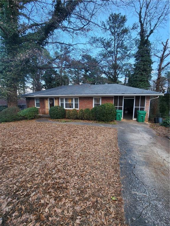 front view of house with a yard