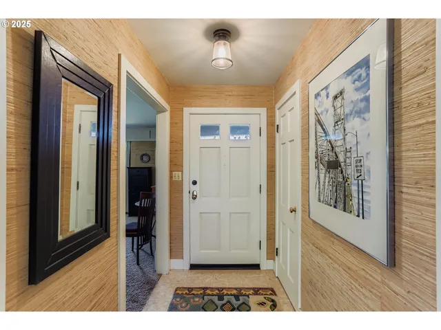 a view interior of a house with wooden floor