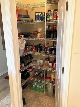 a room with storage and utility