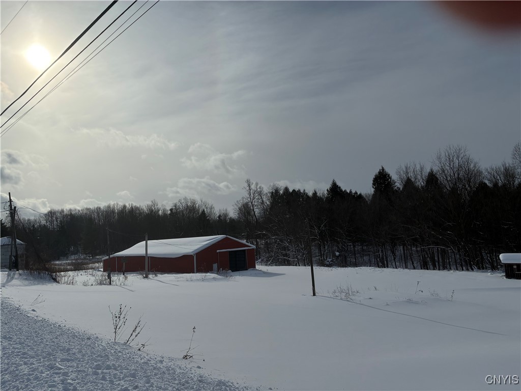 Perry Road Van Buren, NY 13027 - Photo 2 of 3 Lot from NE corner of lot and pole barn.
