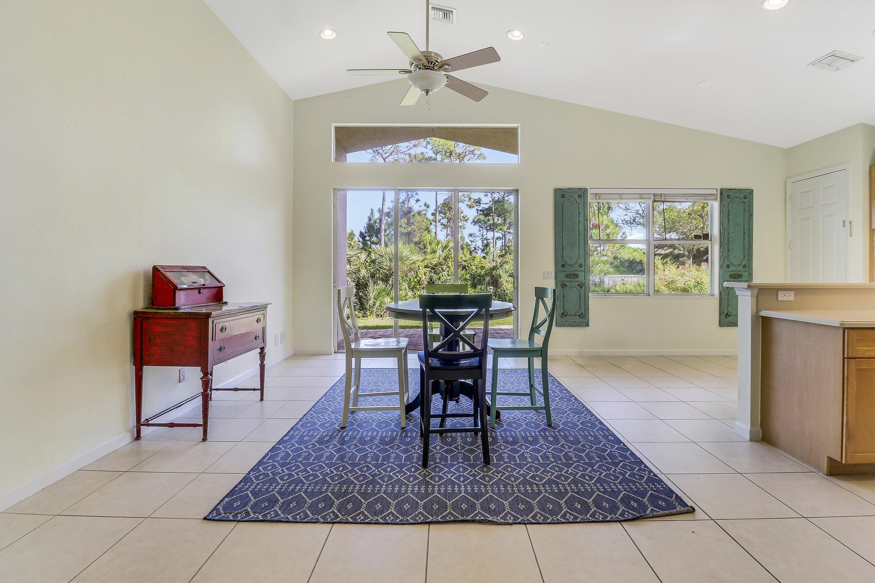 5017 Southeast Graham Drive Stuart, FL 34997 - Photo 17 of 38 breakfast nook/preserve view