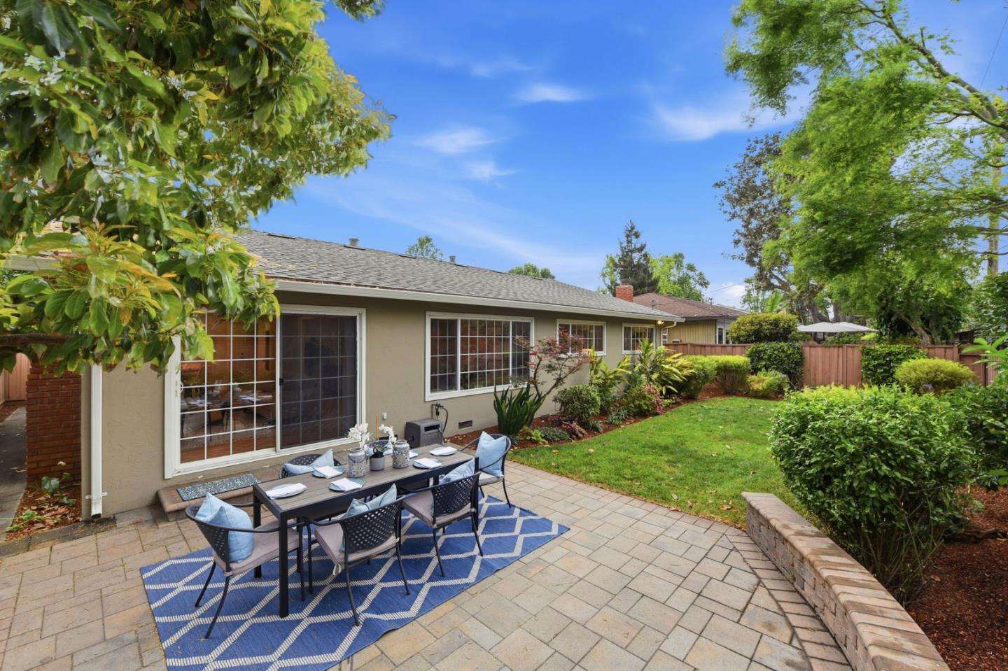 1663 Curtner Avenue San Jose, CA 95125 - Photo 35 of 57 a view of backyard with outdoor seating and green space