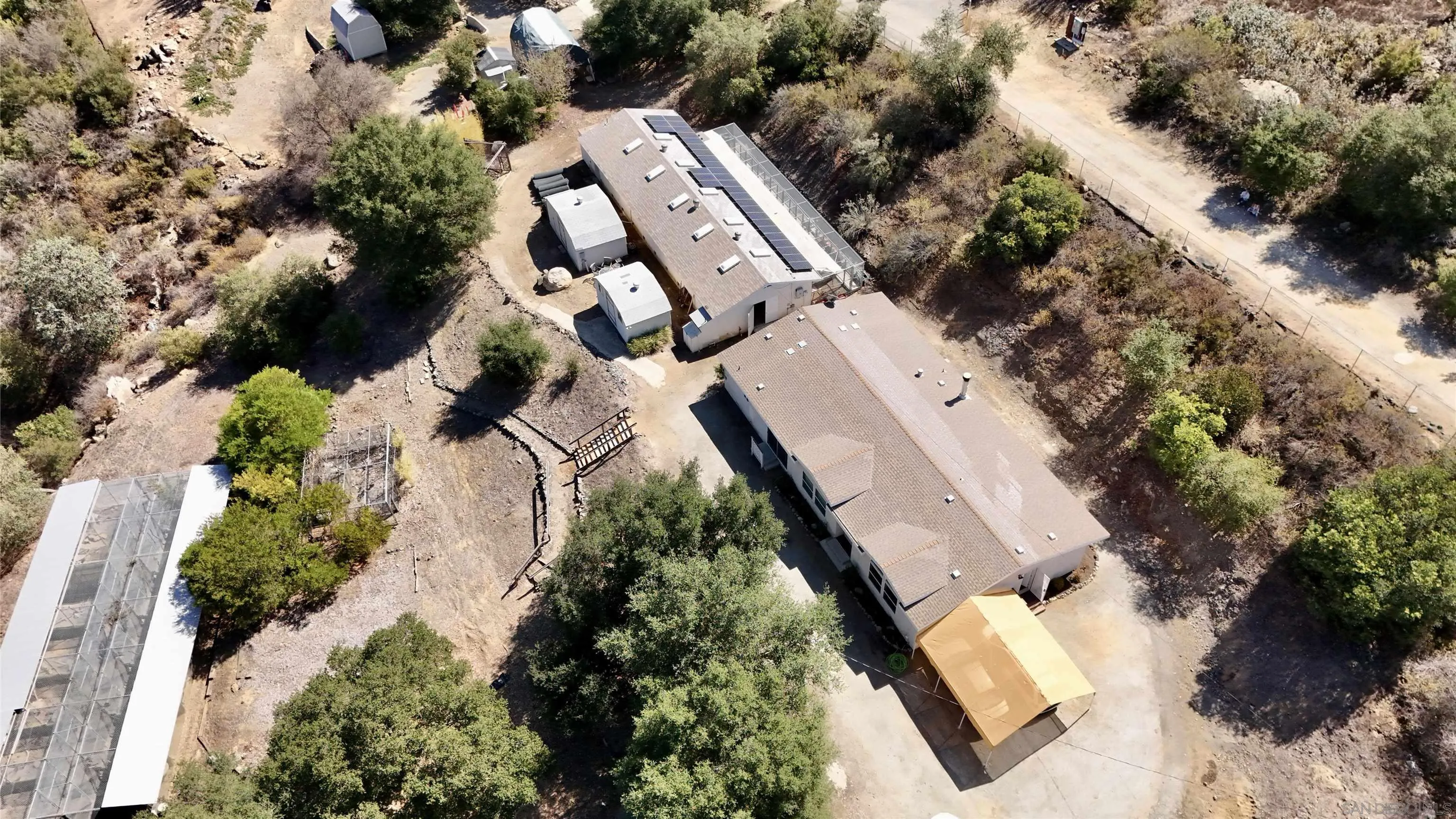 15453 Woods Valley Road Valley Center, CA 92082 - Photo 34 of 38 an aerial view of residential house with outdoor space