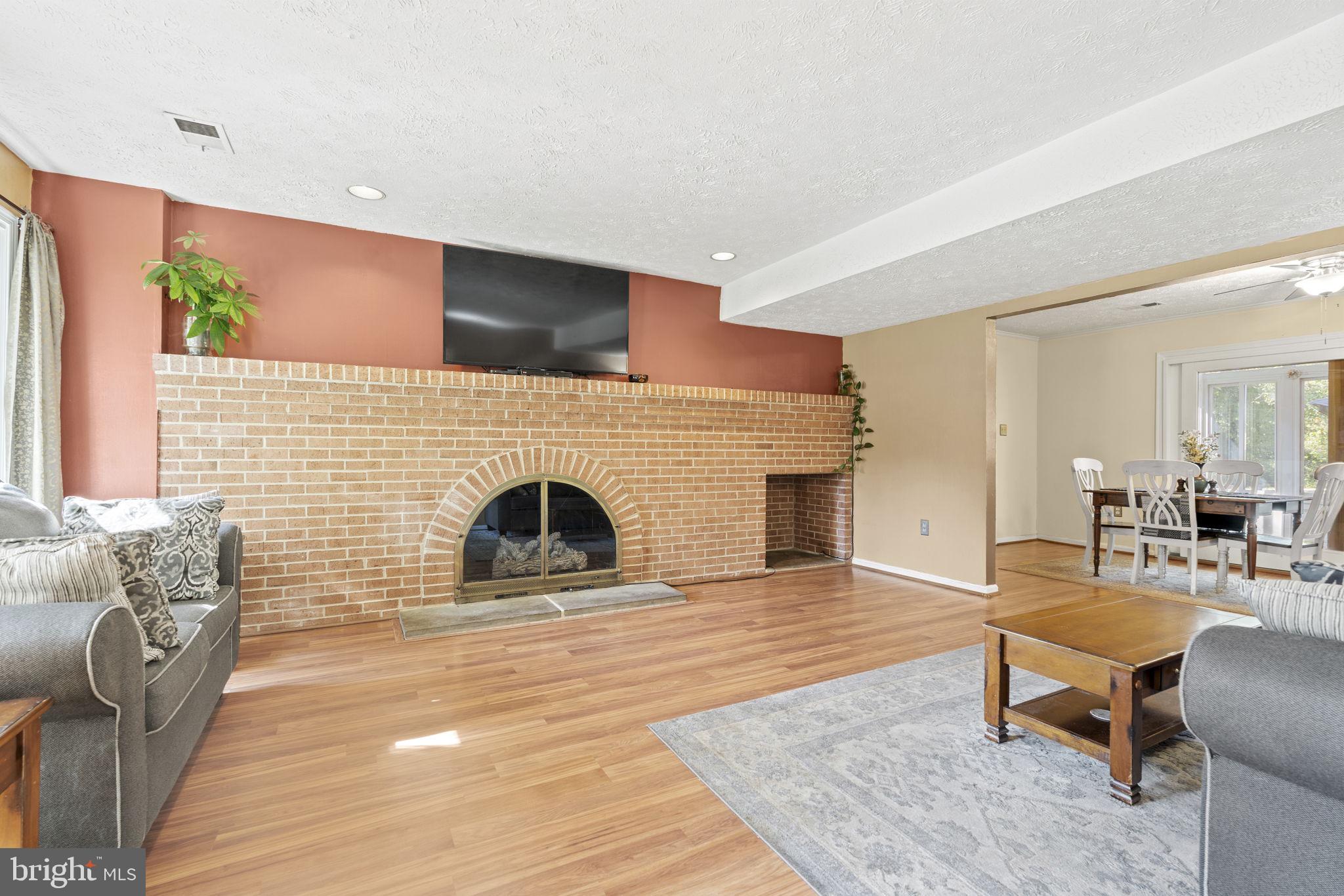 13012 Raintree Terrace Silver Spring, MD 20904 - Photo 3 of 24 Family room with gas fireplace