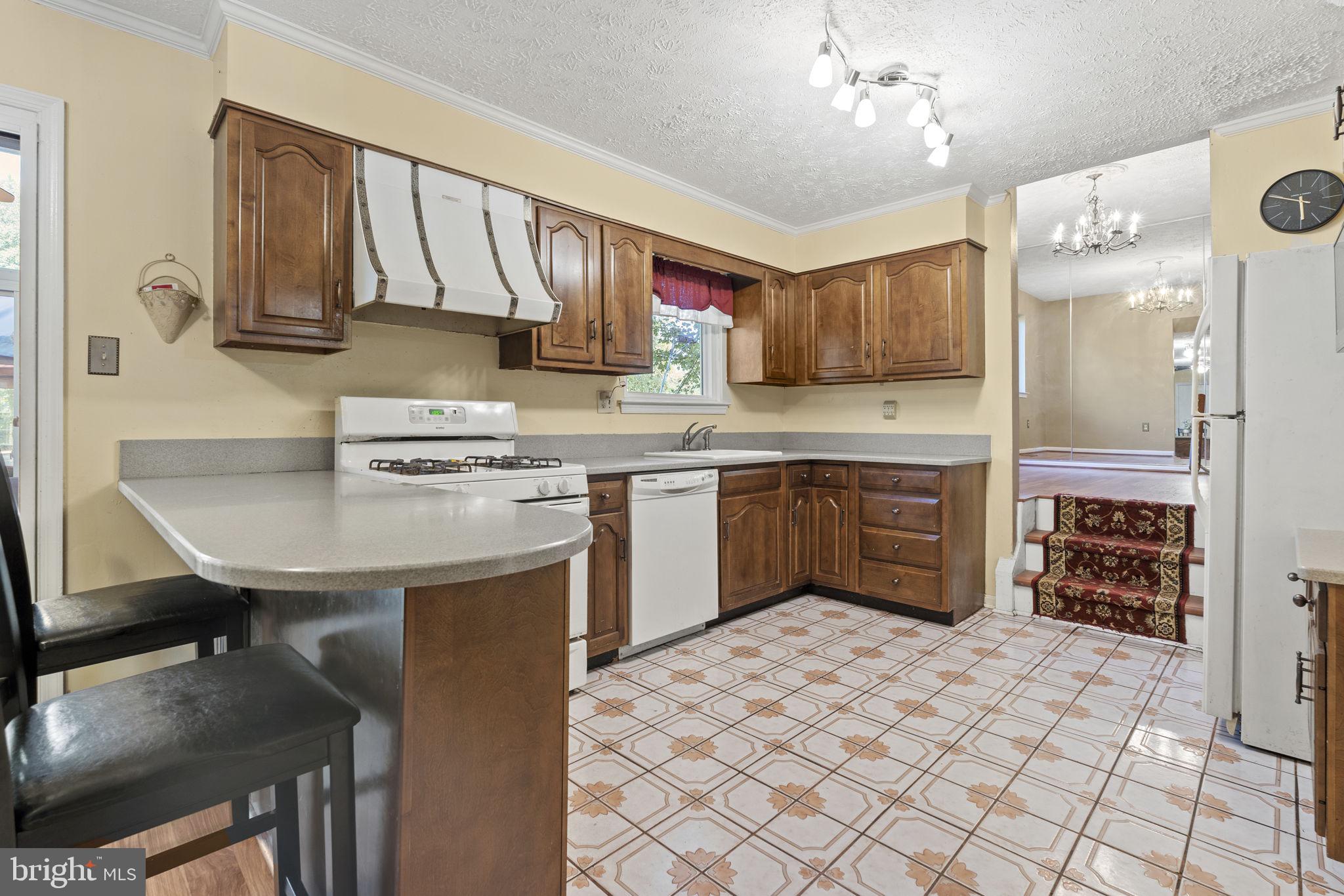 13012 Raintree Terrace Silver Spring, MD 20904 - Photo 8 of 24 Spacious kitchen with breakfast bar
