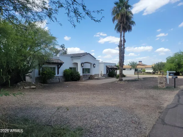 a view of a house with a outdoor space