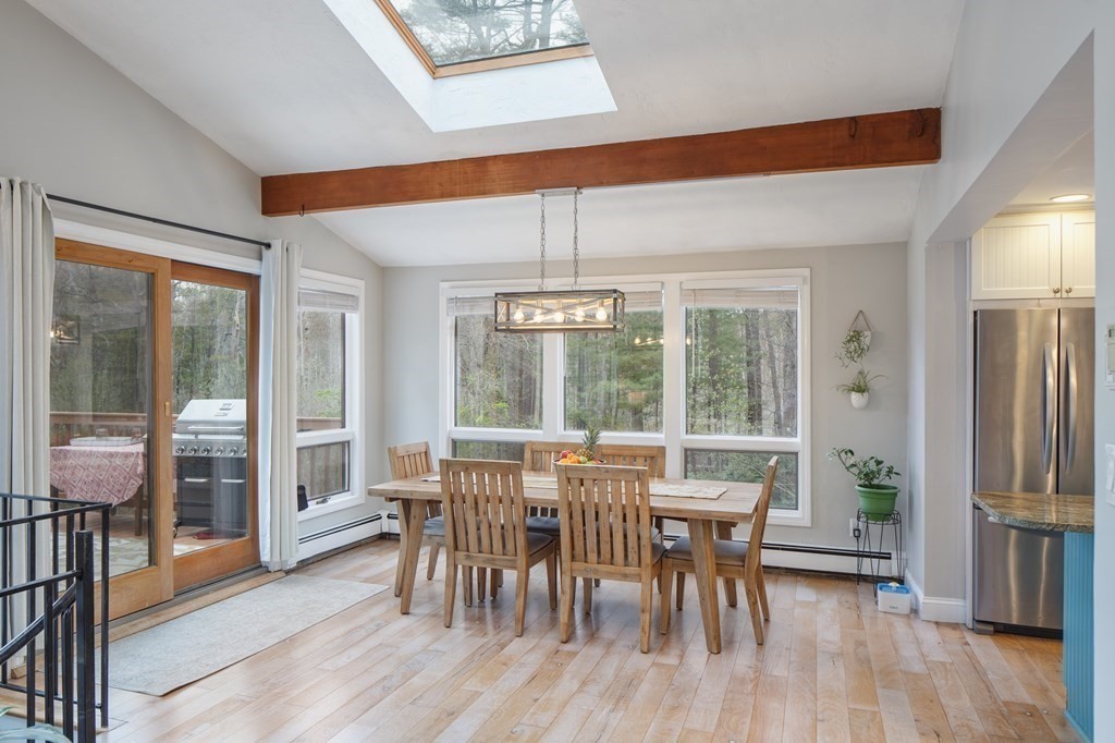 170 Haverhill Road Topsfield, MA 01983 - Photo 10 of 31 a view of a dining room with furniture window and wooden floor