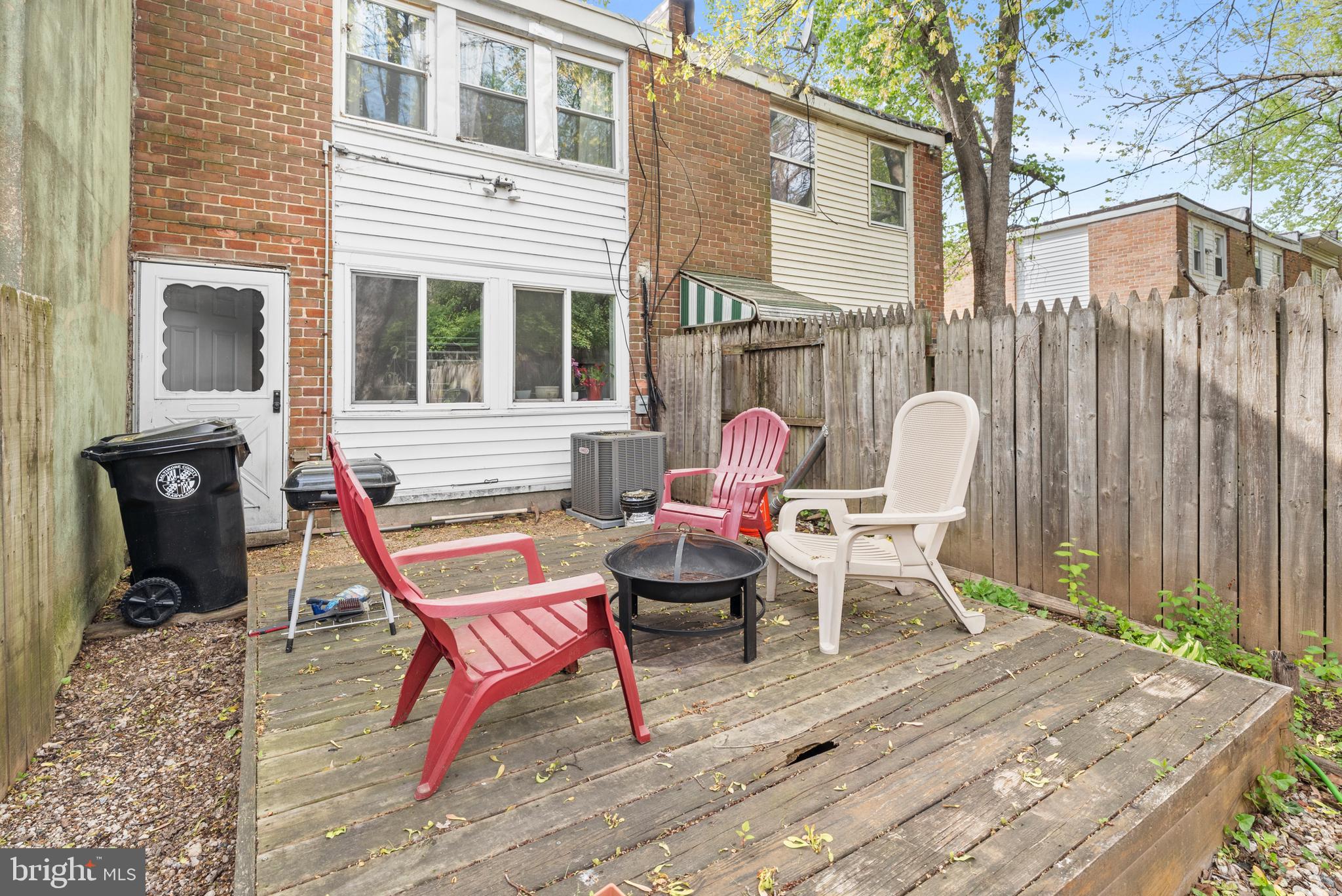 3031 Freeway Halethorpe, MD 21227 - Photo 22 of 25 a view of a wooden chairs on the deck