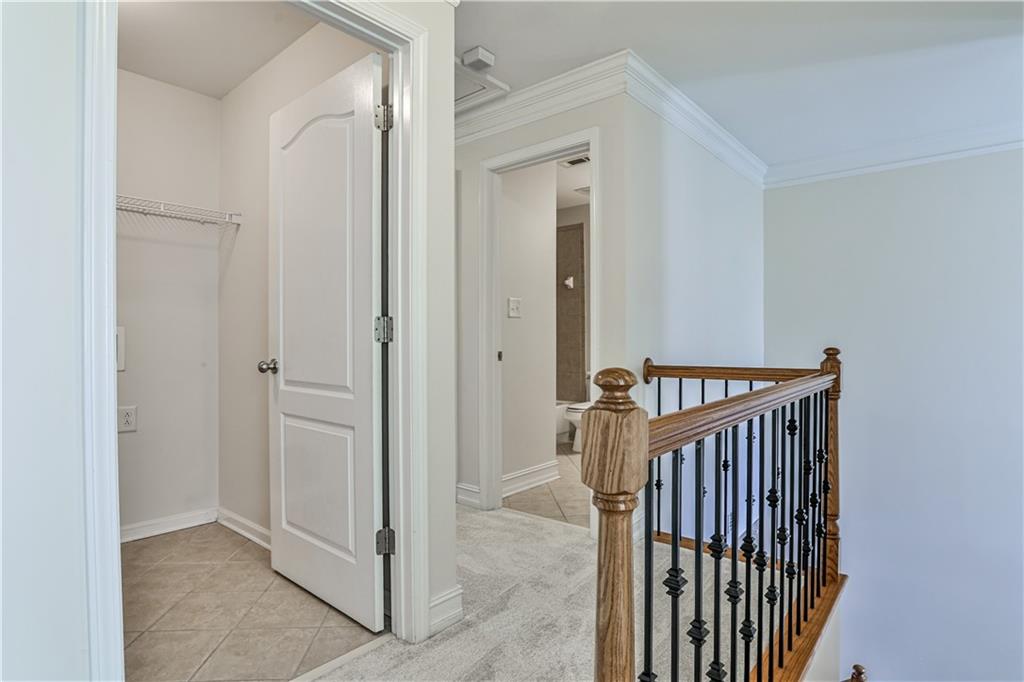 7 Reese Way Avondale Estates, GA 30002 - Photo 23 of 28 a view of a hallway with entryway and stairs