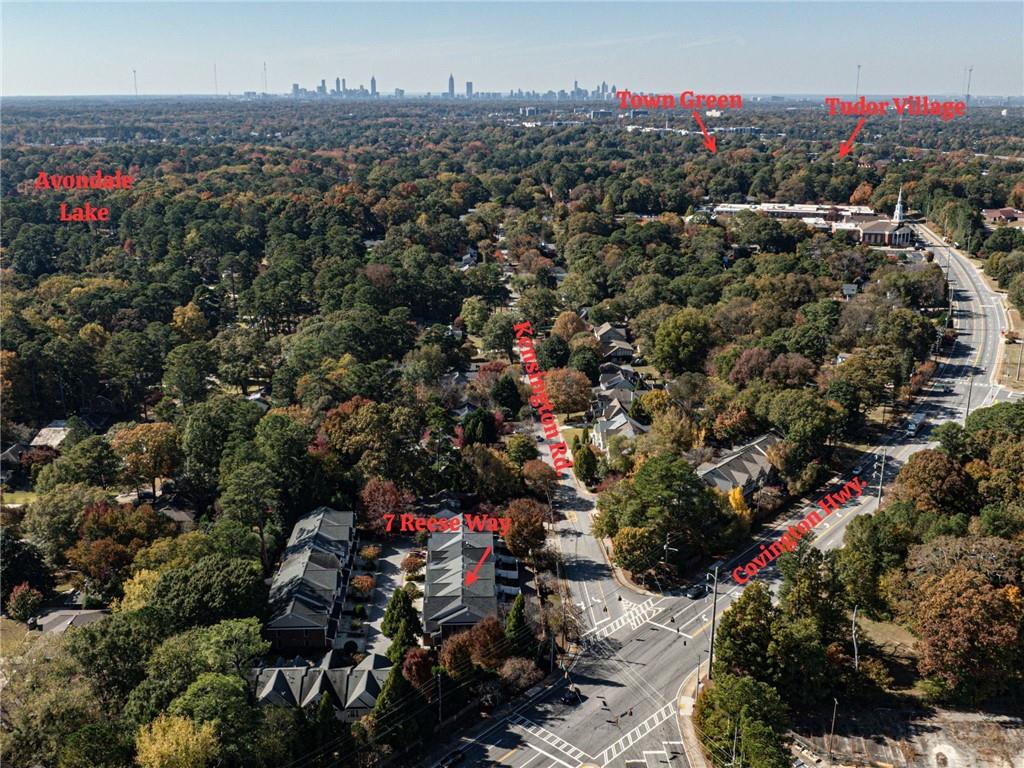 7 Reese Way Avondale Estates, GA 30002 - Photo 27 of 28 a view of a city