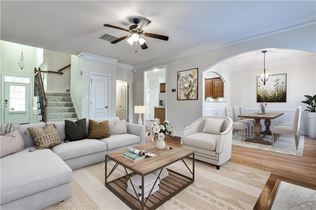 7 Reese Way Avondale Estates, GA 30002 - Photo 3 of 28 a living room with furniture