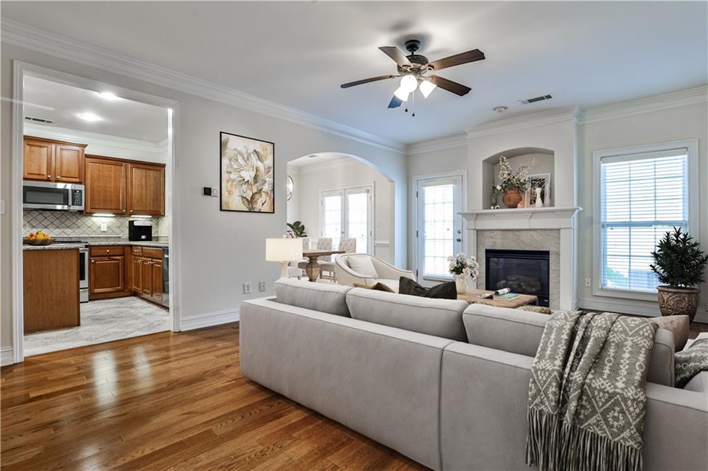 7 Reese Way Avondale Estates, GA 30002 - Photo 5 of 28 a living room with furniture fireplace and a window
