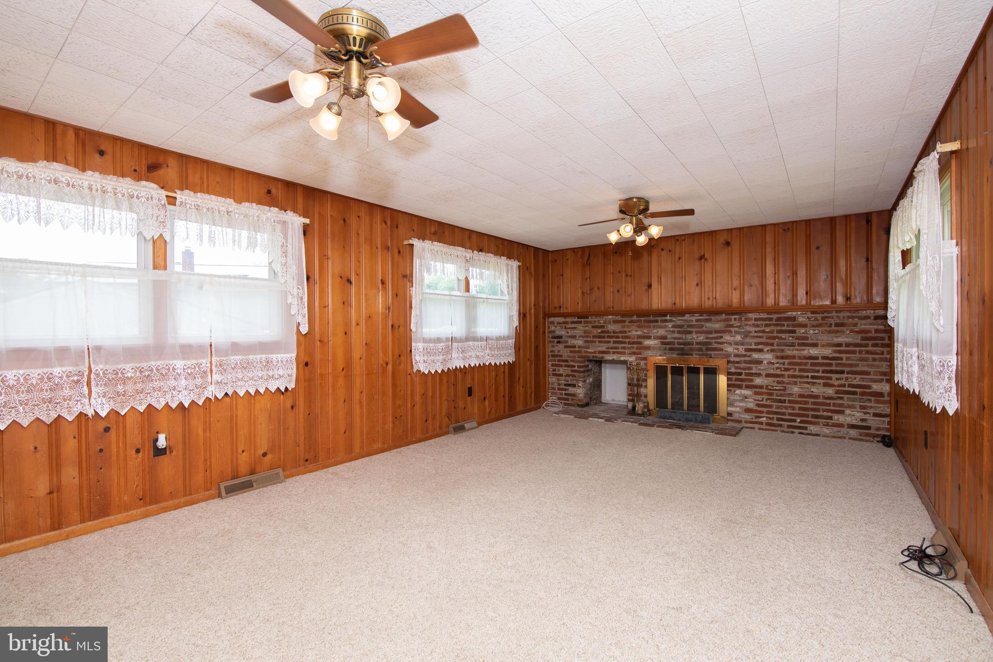 3 Great Oak Road Voorhees, NJ 08043 - Photo 17 of 45 Family Room with Brick Wood Burning Fireplace