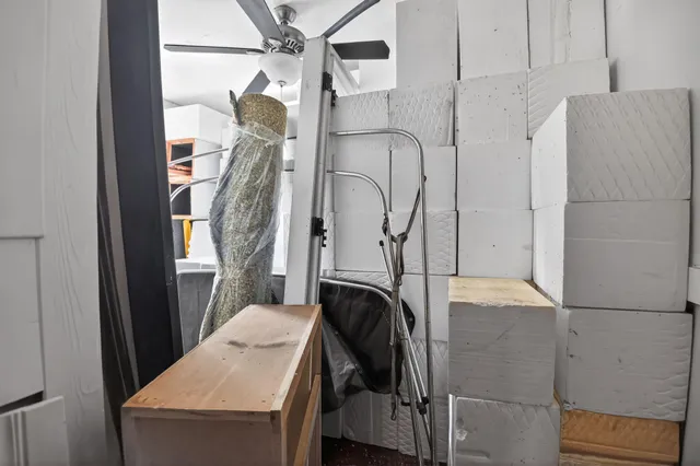 a view of walk in closet