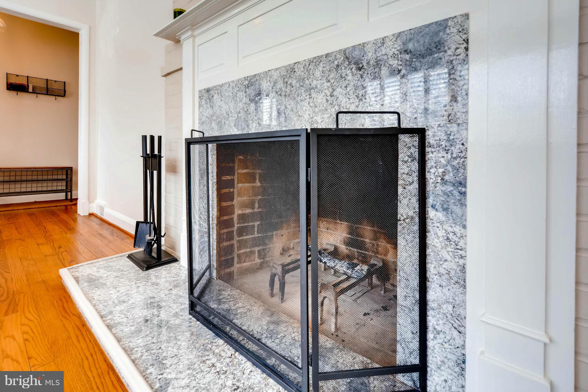 12 St Georges Road Baltimore, MD 21210 - Photo 14 of 30 Beautiful wood-burning fireplace