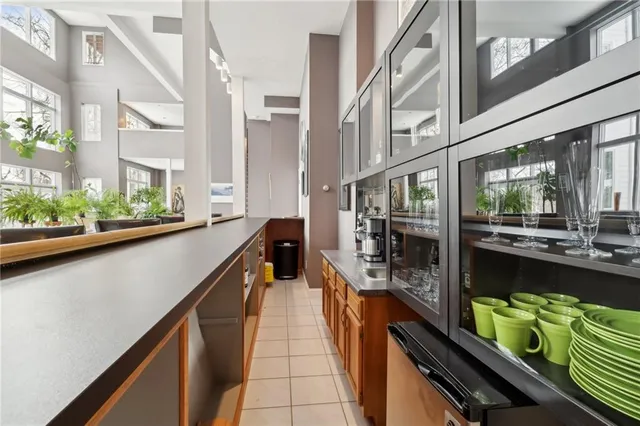 a view of swimming pool with outdoor seating