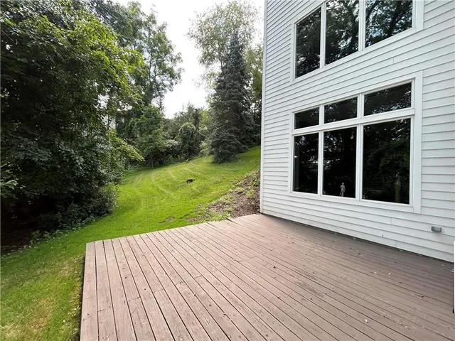 a view of a backyard with a garden