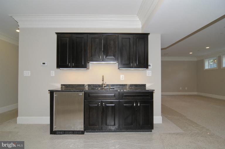 8023 Aberdeen Road Bethesda, MD 20814 - Photo 29 of 30 Wet bar lower level- with ice maker