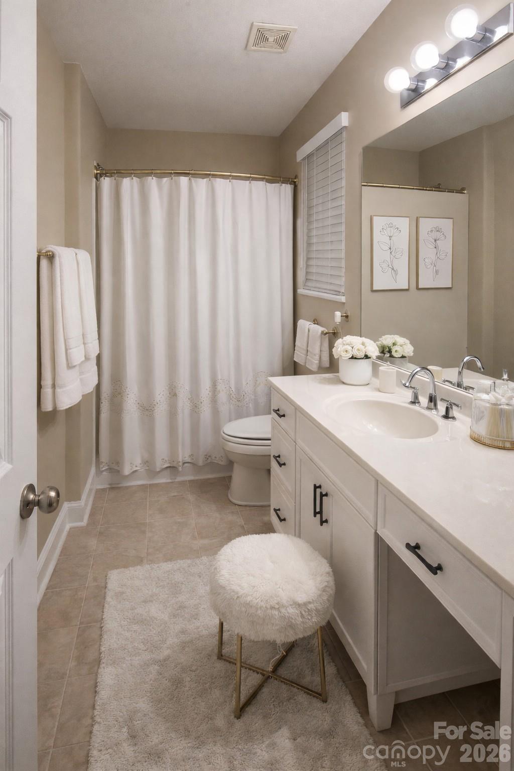 226 Waterlemon Way Monroe, NC 28110 - Photo 7 of 29 a bathroom with a sink a toilet and mirror