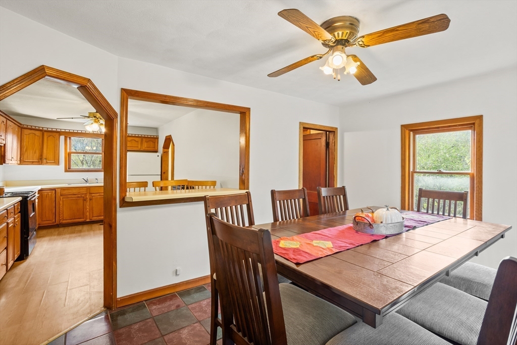 16 Neale Road Royalston, MA 01368 - Photo 17 of 38 a view of a dining room with furniture window and wooden floor