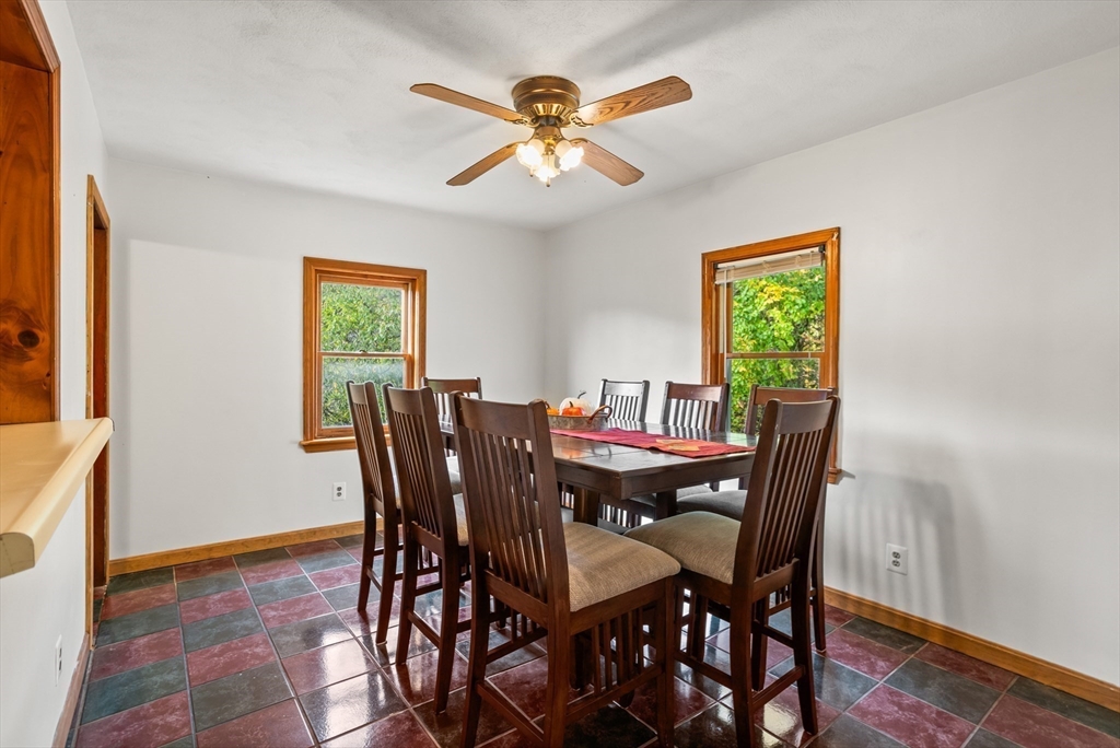 16 Neale Road Royalston, MA 01368 - Photo 18 of 38 a view of a dining room with furniture and a window