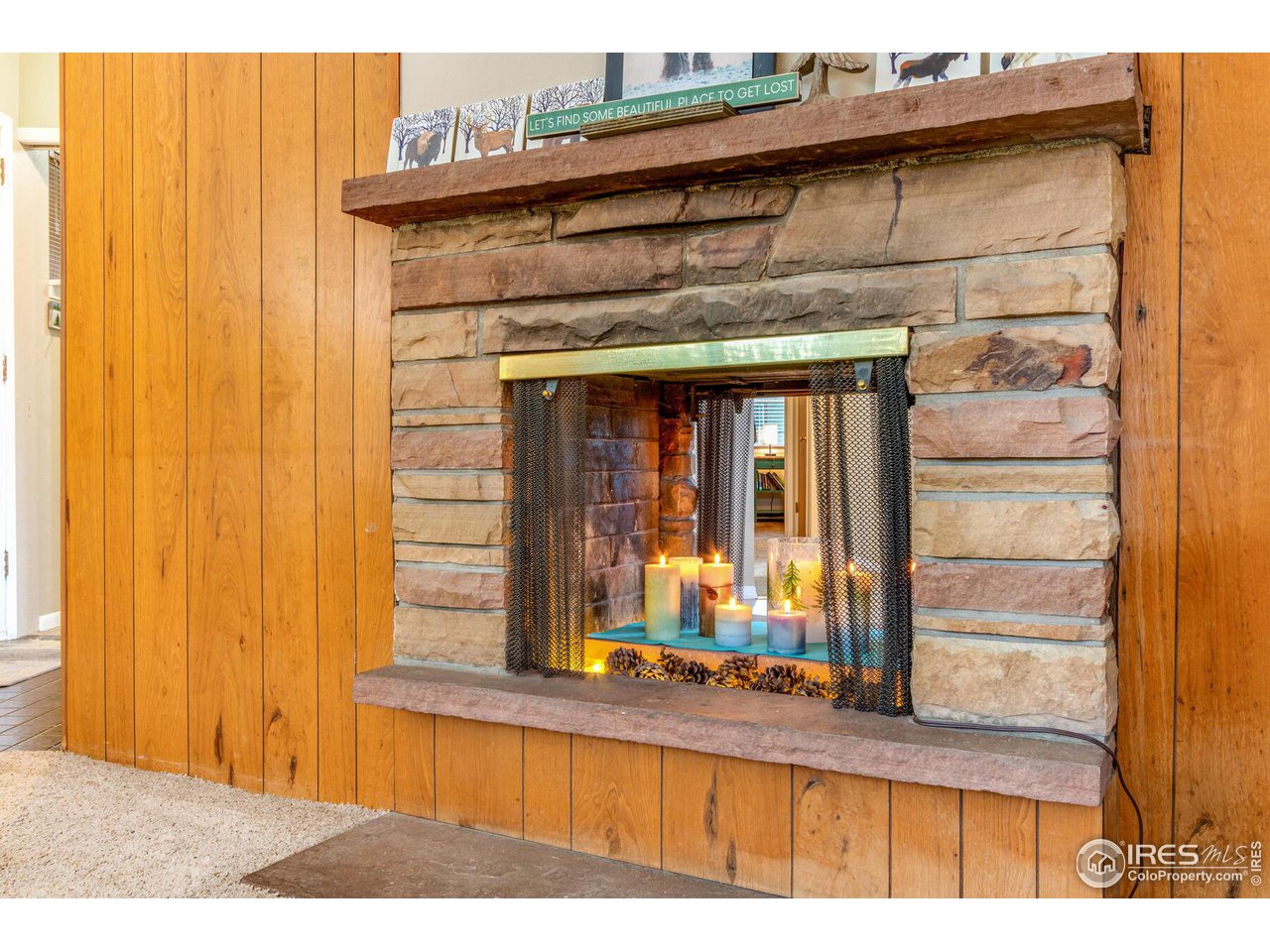 1044 South Taft Hill Road Fort Collins, CO 80521 - Photo 7 of 34 Great wood burning fireplace for those chilly nights or for great ambiance.