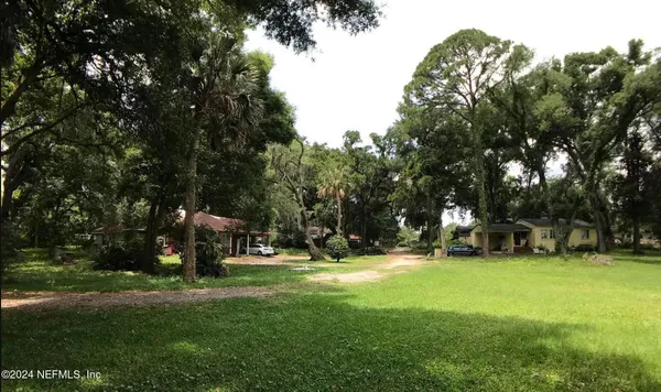 a backyard of a house