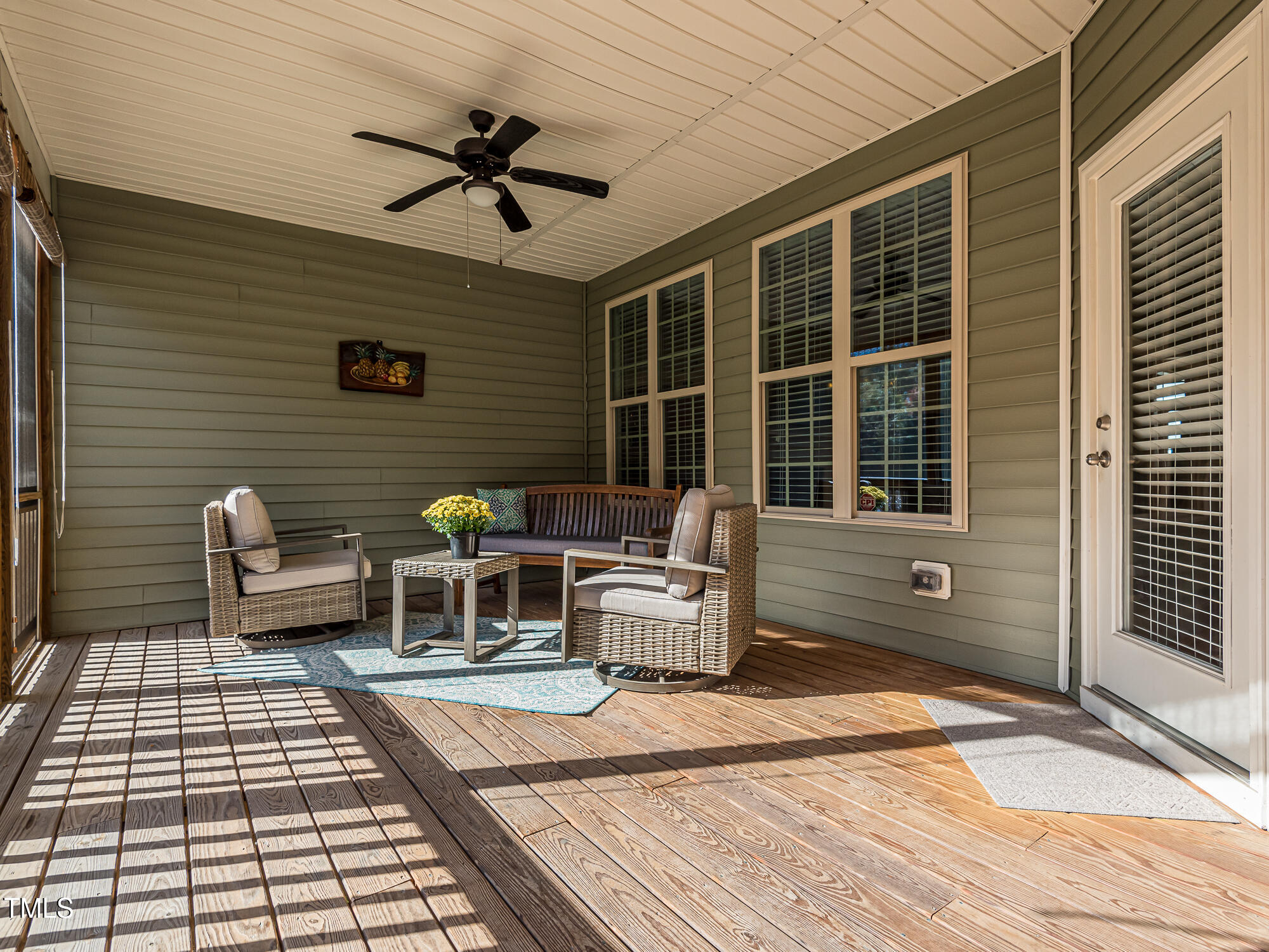 7512 Channery Way Raleigh, NC 27616 - Photo 34 of 45 a balcony with furniture and window