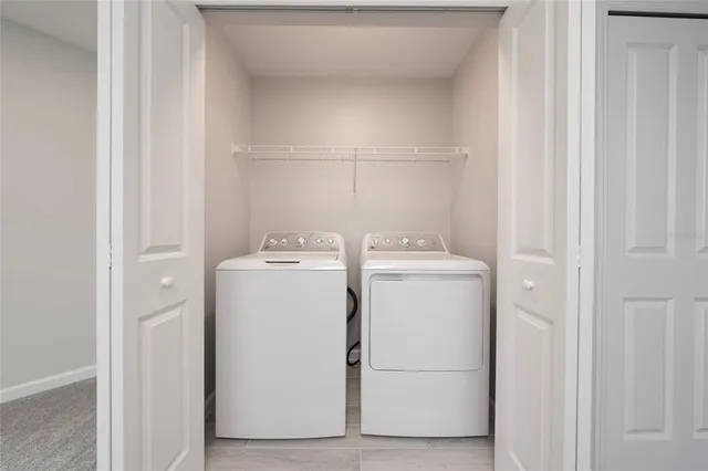 a view of a room with stairs