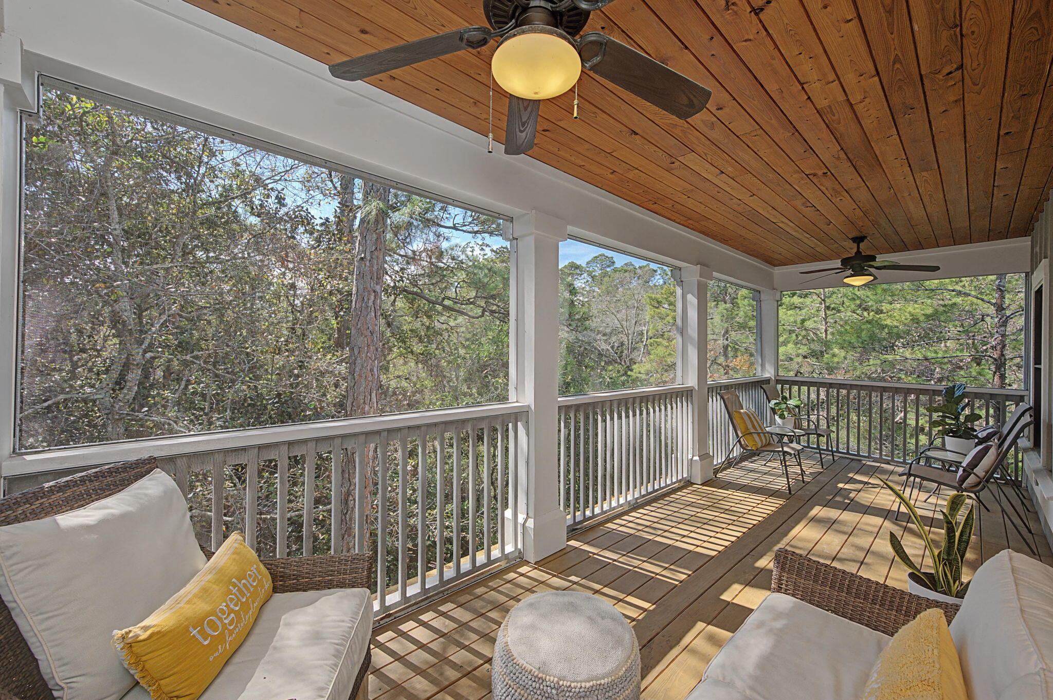 111 Hammock Lane Santa Rosa Beach, FL 32459 - Photo 37 of 56 Second Floor Primary Screen Balcony