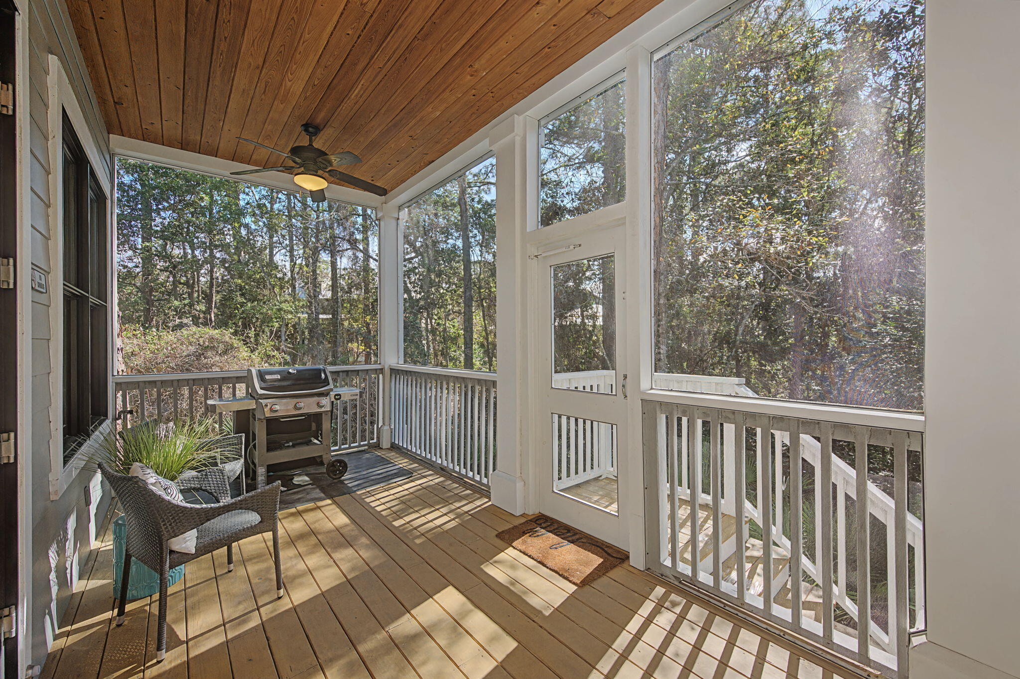 111 Hammock Lane Santa Rosa Beach, FL 32459 - Photo 8 of 56 Screened Porch Entire Length Of Home