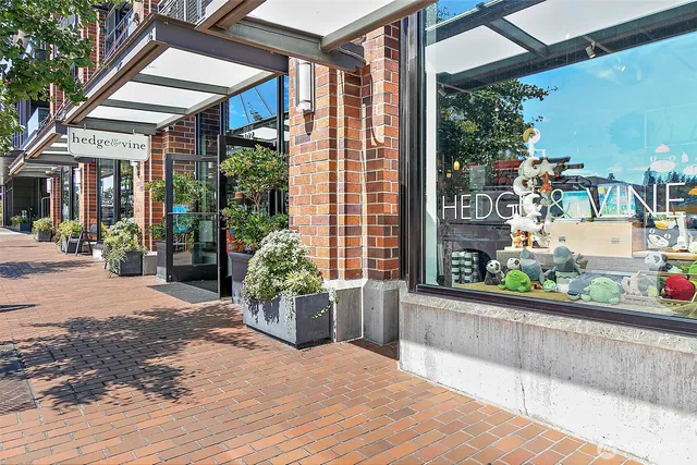 a front view of a building