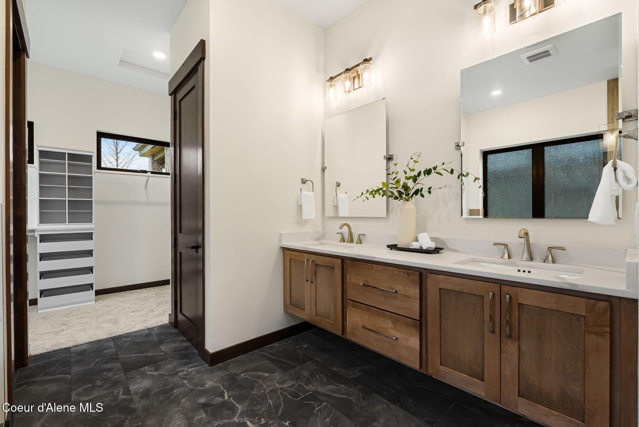 11 Alpenrose Lane Sandpoint, ID 83864 - Photo 6 of 52 Master Bath w/floating dual vanity