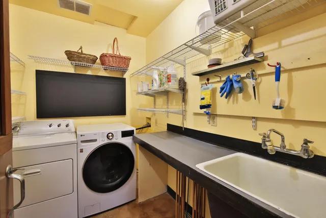 a bathroom with a sink