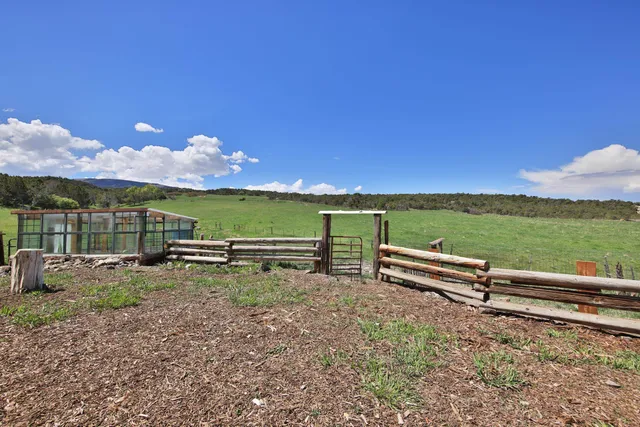 a view of a balcony with a lake view