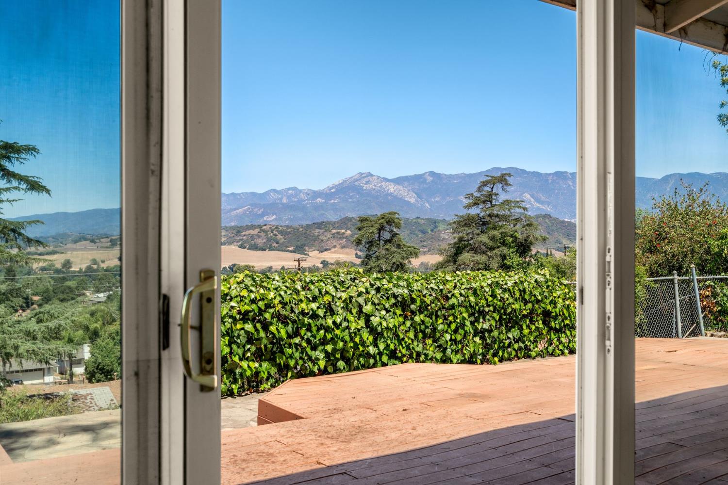 25 Hill Street Oak View, CA 93022 - Photo 3 of 16 a view of a balcony with a garden
