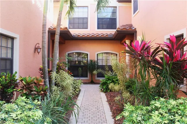 a view of a potted plant in front of a building