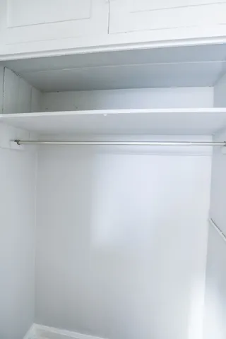 a close view of washer and dryer