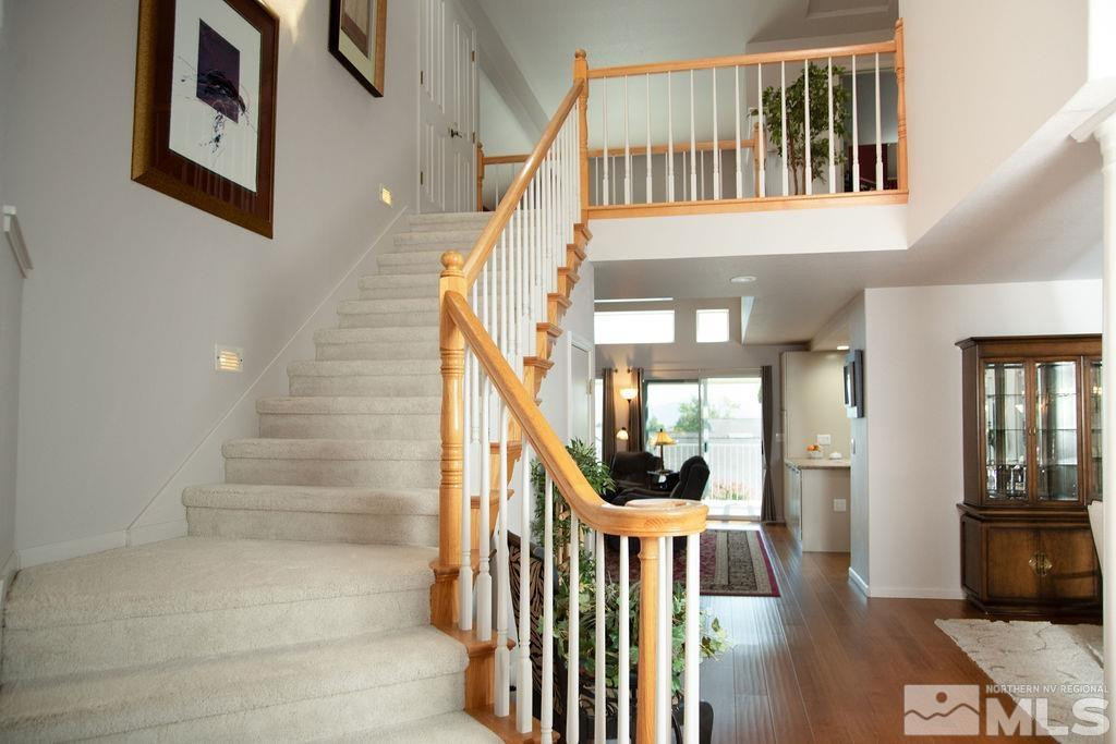 6174 Chaise Court Reno, NV 89519 - Photo 26 of 39 a view of entryway and hall with wooden floor