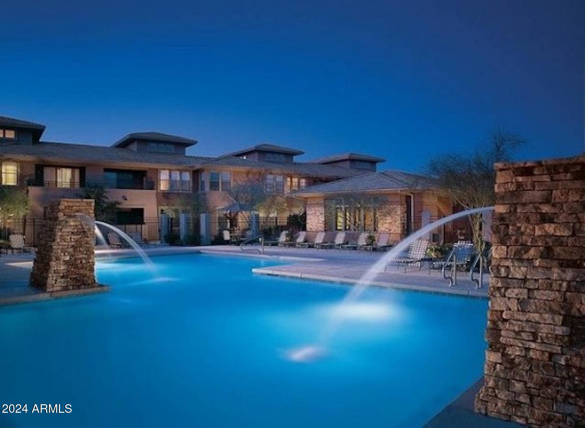 19777 North 76th Street, Unit 1305 Scottsdale, AZ 85255 - Photo 2 of 44 A1- Night Edge Pool