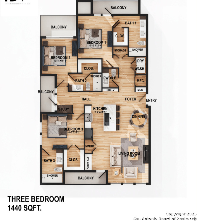 5135 Wurzbach Road San Antonio, TX 78238 - Photo 16 of 16 a picture of a floor plan