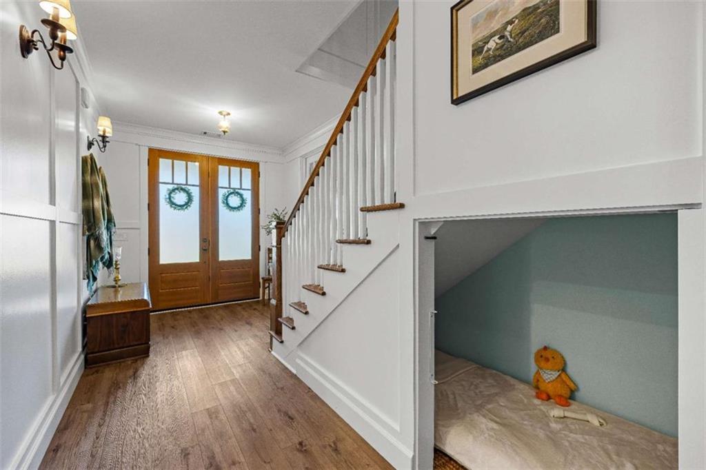 619 Old Greenville Road Fayetteville, GA 30215 - Photo 23 of 107 a view of entryway and hall with wooden floor