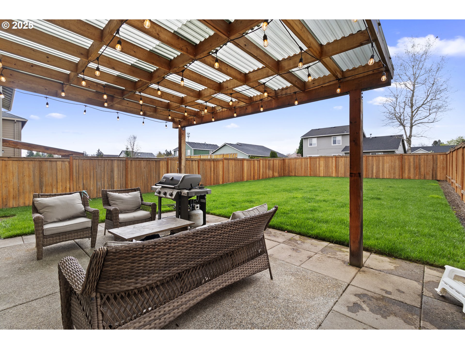 3072 Southeast 25th Street Gresham, OR 97080 - Photo 46 of 48 a outdoor living space with patio furniture and a garden
