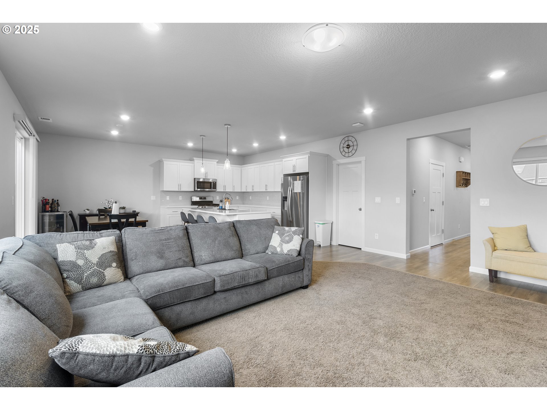 3072 Southeast 25th Street Gresham, OR 97080 - Photo 8 of 48 a living room with furniture and kitchen view