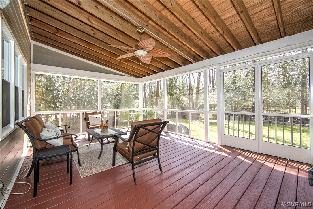 12900 Rivers Bend Road Chester, VA 23836 - Photo 27 of 32 Rear screened in porch.