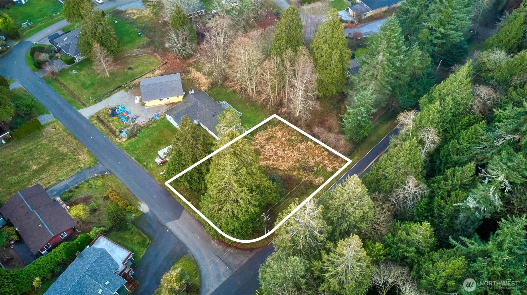 192 Donegal Drive Point Roberts, WA 98281 - Photo 2 of 35 an aerial view of a residential houses with outdoor space