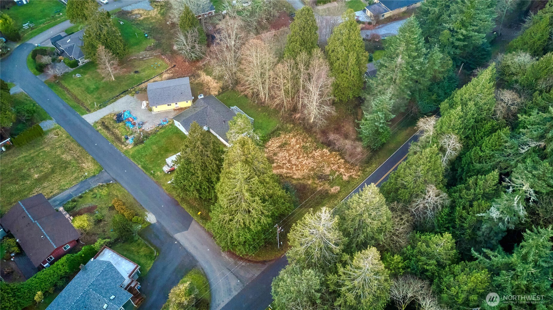 192 Donegal Drive Point Roberts, WA 98281 - Photo 7 of 35 an aerial view of a house
